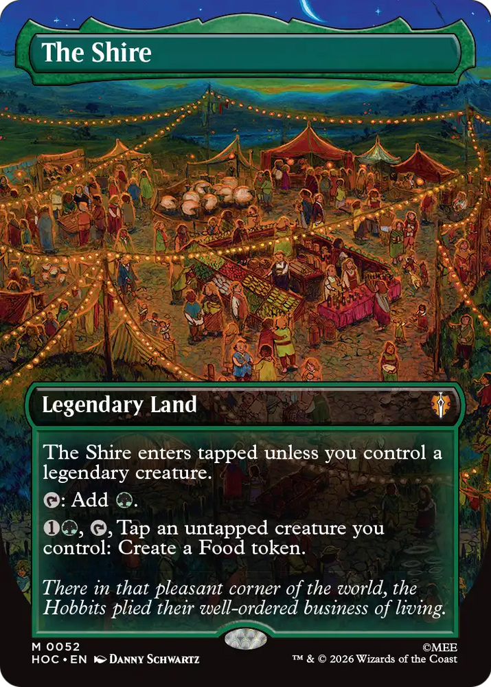 The Shire (Borderless) [The Hobbit: Eternal-Legal] Magic: The Gathering