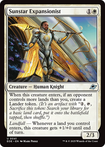 Sunstar Expansionist [Edge of Eternities] Magic: The Gathering