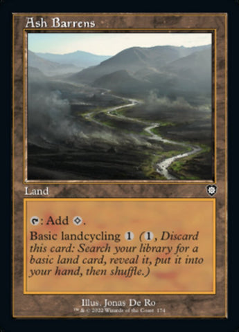 Ash Barrens (Retro) [The Brothers' War Commander] Magic: The Gathering