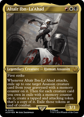 Altair Ibn-La'Ahad (Foil Etched) [Assassin's Creed] Magic: The Gathering