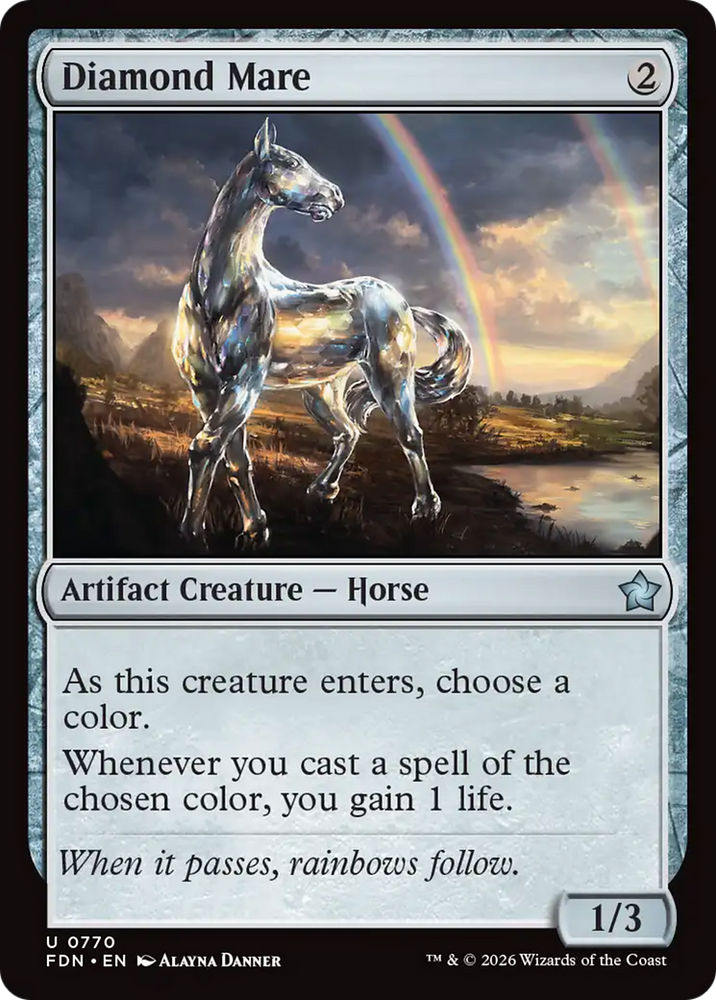 Diamond Mare (0770) [Foundations] Magic: The Gathering