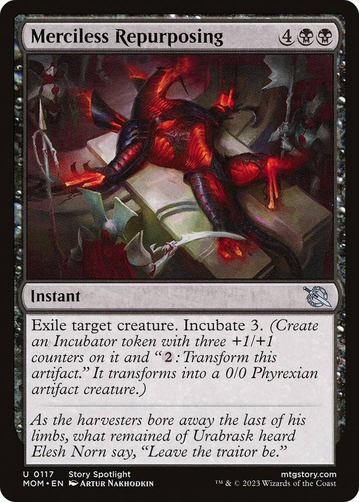 Merciless Repurposing [March of the Machine] Magic: The Gathering
