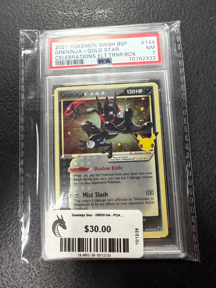 Greninja Star - SWSH144 - PSA 7.0 NM -  (Promo) Pokemon