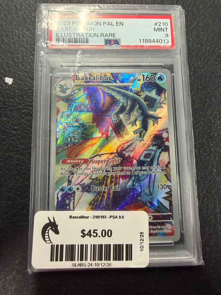 Baxcalibur - 210/193 - PSA 9.0 MINT -  (Illustration Rare) Pokemon