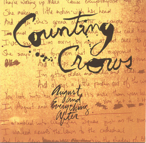 Counting Crows -August And Everything After CD