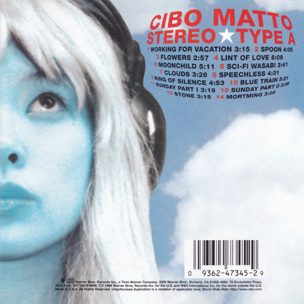 Cibo Matto -Stereo Type A CD
