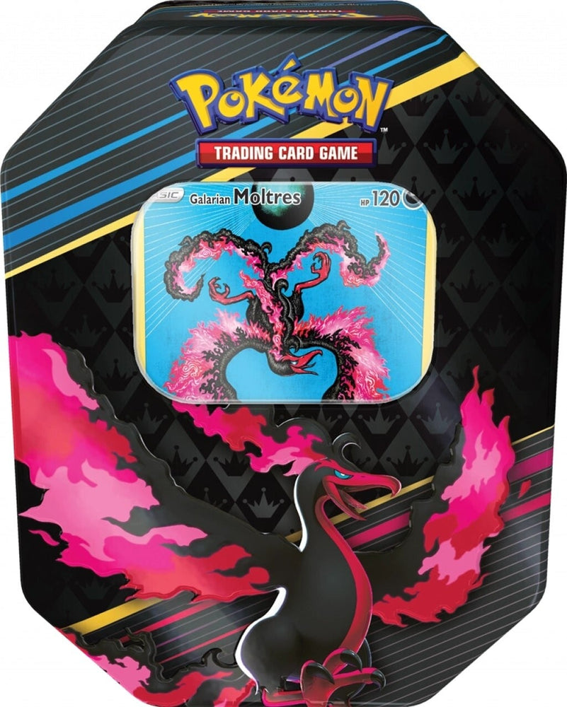 Sword & Shield: Crown Zenith - Tin (Galarian Moltres) (International Version) Pokémon