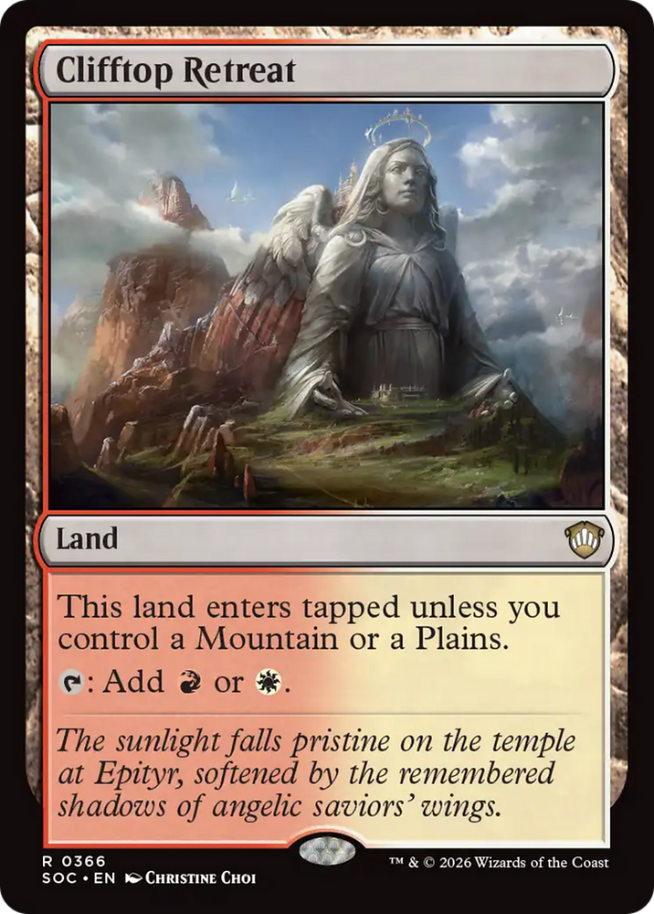 Clifftop Retreat [Secrets of Strixhaven Commander] Magic: The Gathering