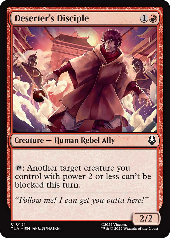 Deserter's Disciple [Avatar: The Last Airbender] Magic: The Gathering