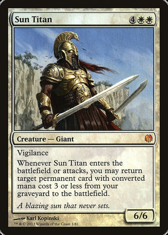Sun Titan [Duel Decks: Heroes vs. Monsters] Magic: The Gathering