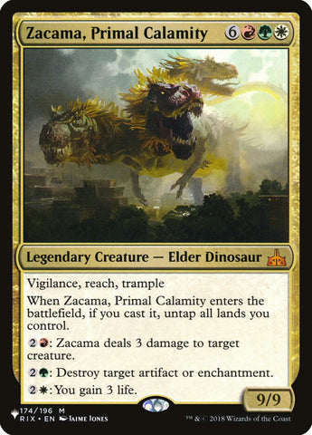 Zacama, Primal Calamity [The List] Magic: The Gathering