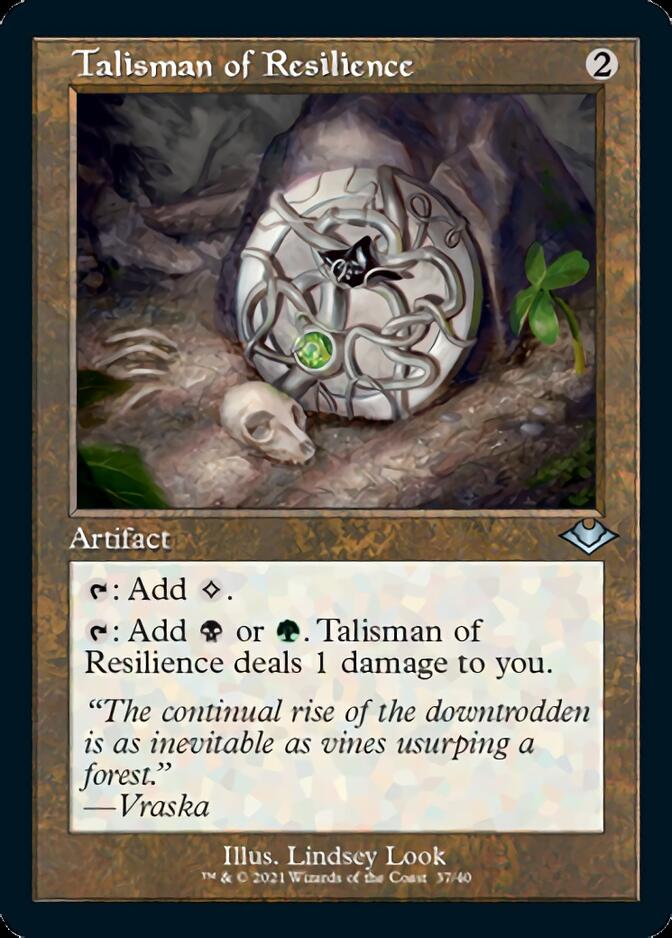 Talisman of Resilience (Retro) [Modern Horizons] Magic: The Gathering