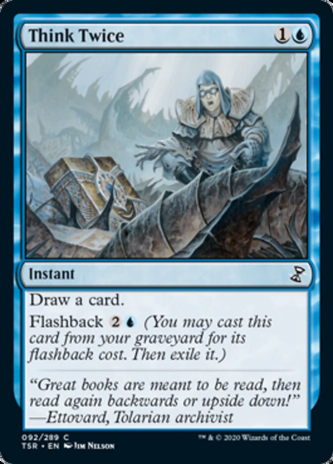 Think Twice [Time Spiral Remastered] Magic: The Gathering
