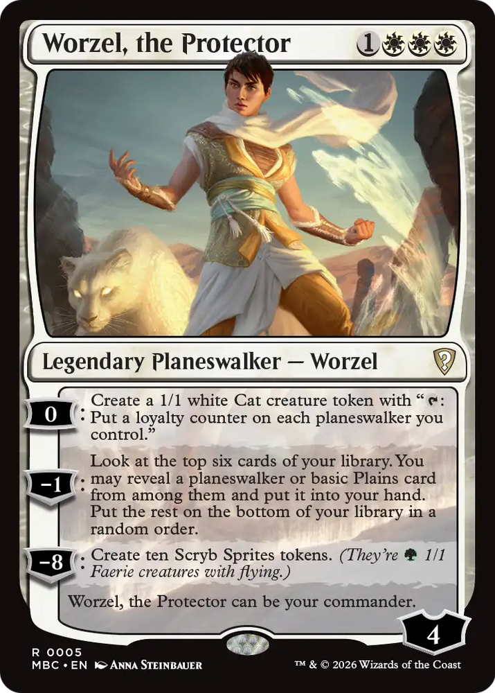 Worzel, the Protector [Mystery Booster: Commander Edition] Magic: The Gathering