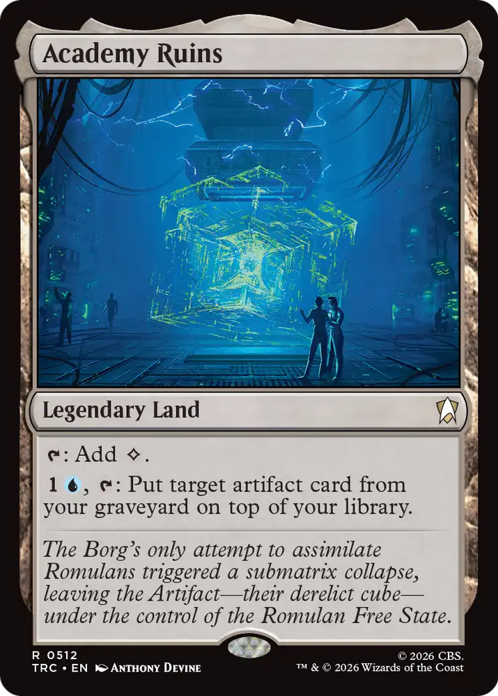 Academy Ruins (Surge Foil) [Star Trek Commander] Magic: The Gathering