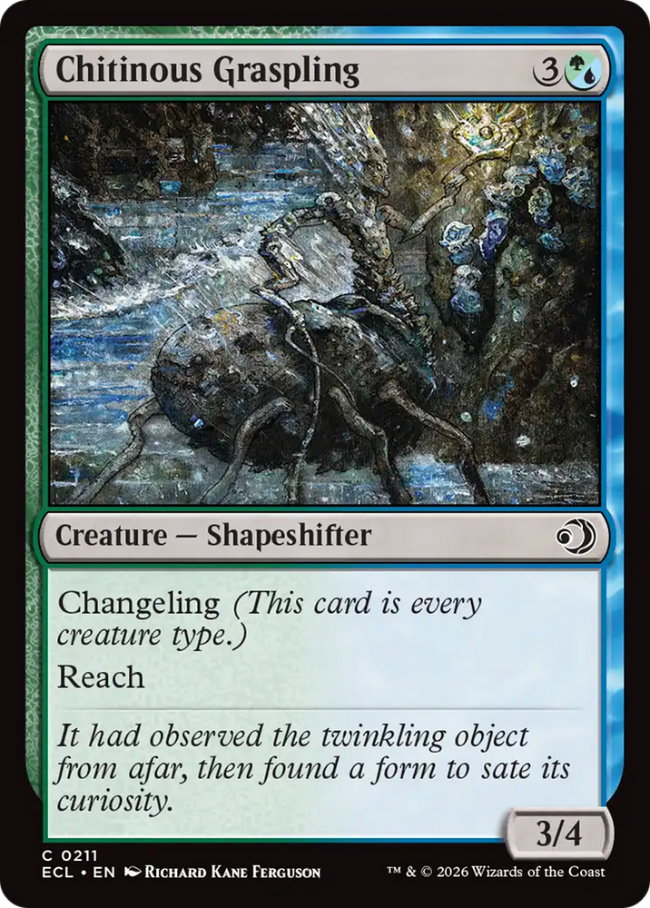 Chitinous Graspling [Lorwyn Eclipsed] Magic: The Gathering