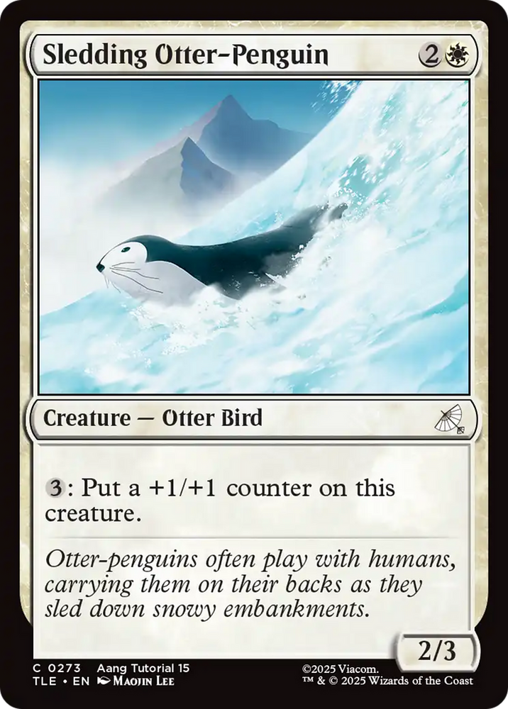 Sledding Otter-Penguin (0273) [Avatar: The Last Airbender: Eternal-Legal] Magic: The Gathering