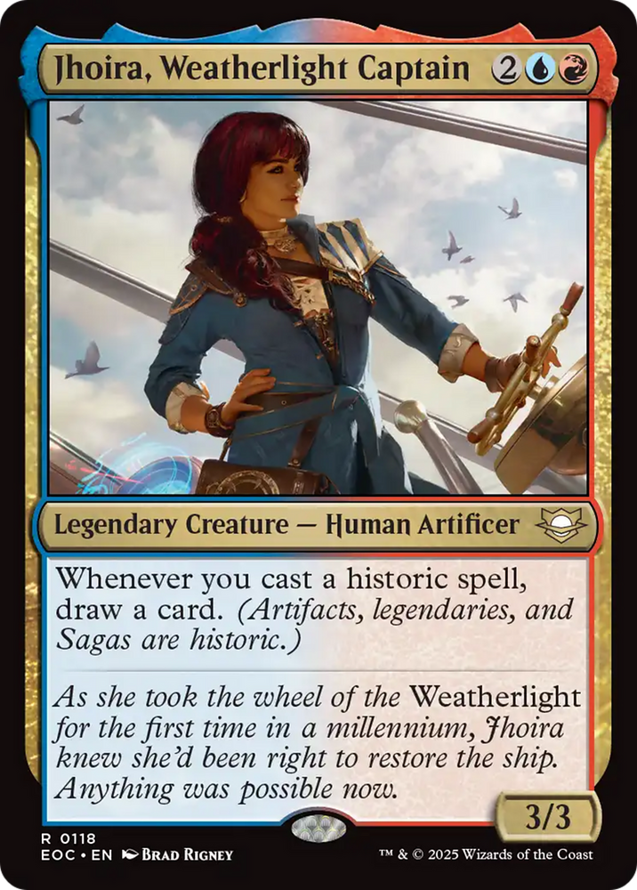 Jhoira, Weatherlight Captain [Edge of Eternities Commander] Magic: The Gathering