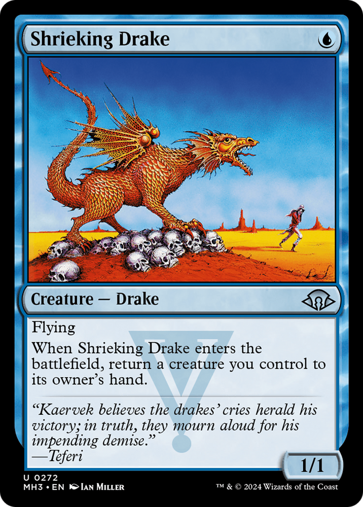 Shrieking Drake [Modern Horizons 3] Magic: The Gathering