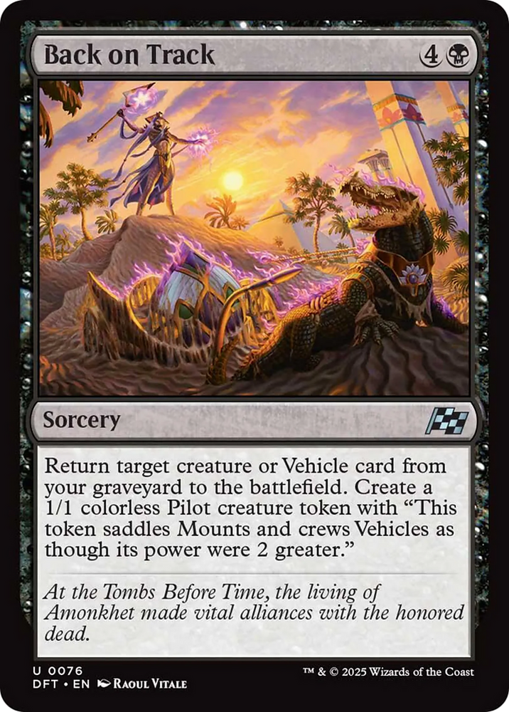 Back on Track [Aetherdrift] Magic: The Gathering