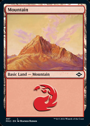 Mountain (487) [Modern Horizons 2] Magic: The Gathering