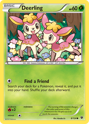Deerling (8/124) [XY: Fates Collide] Pokémon