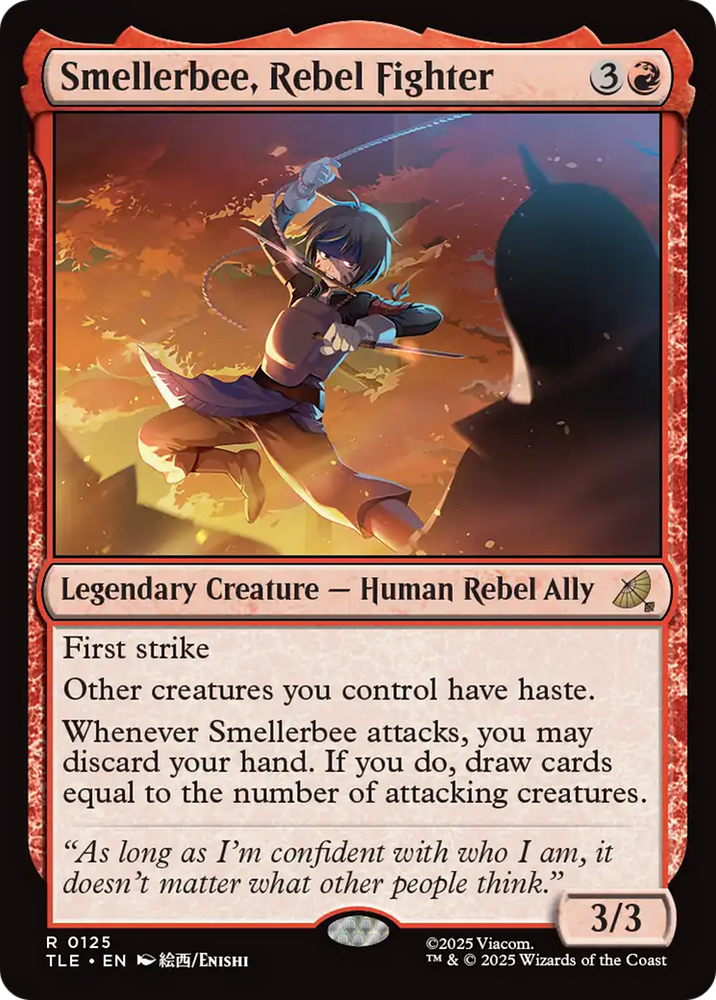 Smellerbee, Rebel Fighter [Avatar: The Last Airbender: Eternal-Legal] Magic: The Gathering