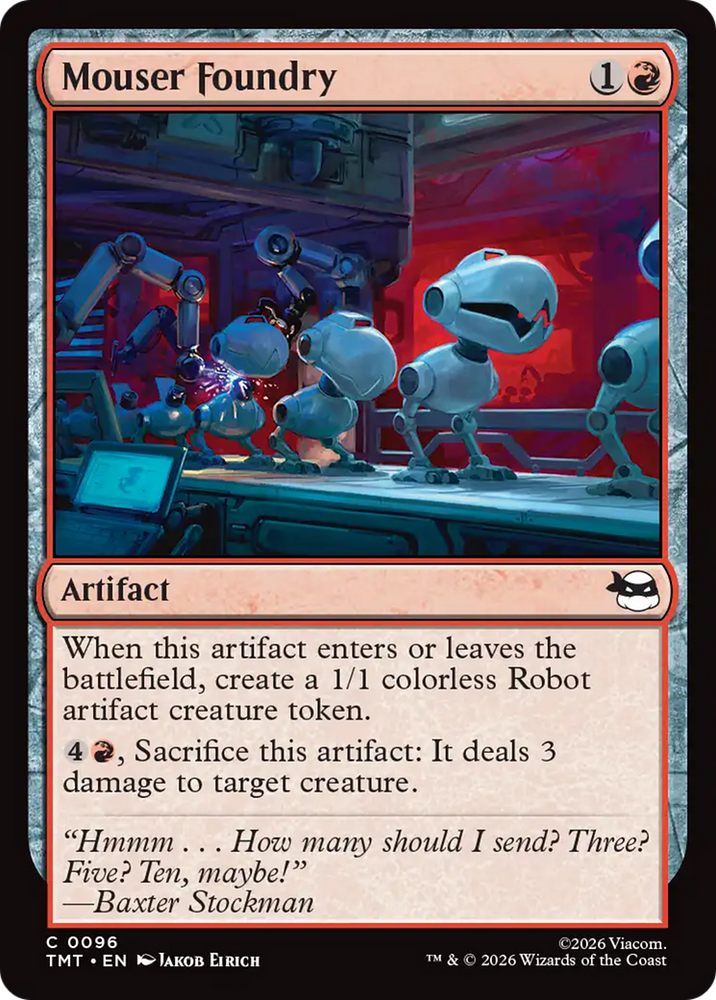 Mouser Foundry [Teenage Mutant Ninja Turtles] Magic: The Gathering
