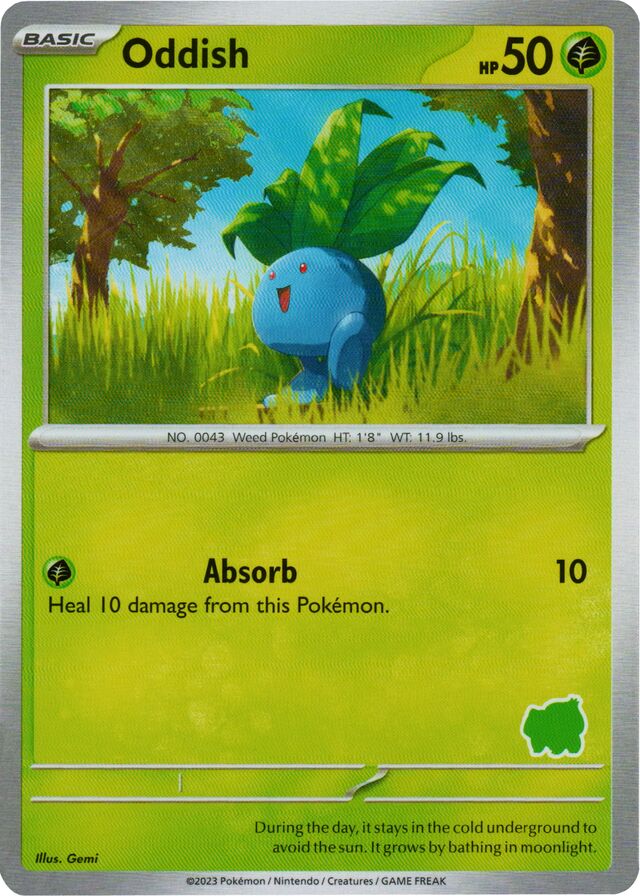 Oddish [My First Battle] Pokémon