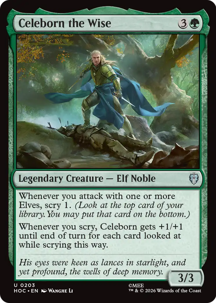 Celeborn the Wise [The Hobbit: Eternal-Legal] Magic: The Gathering