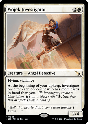 Wojek Investigator (Blue) [Murders at Karlov Manor] Magic: The Gathering