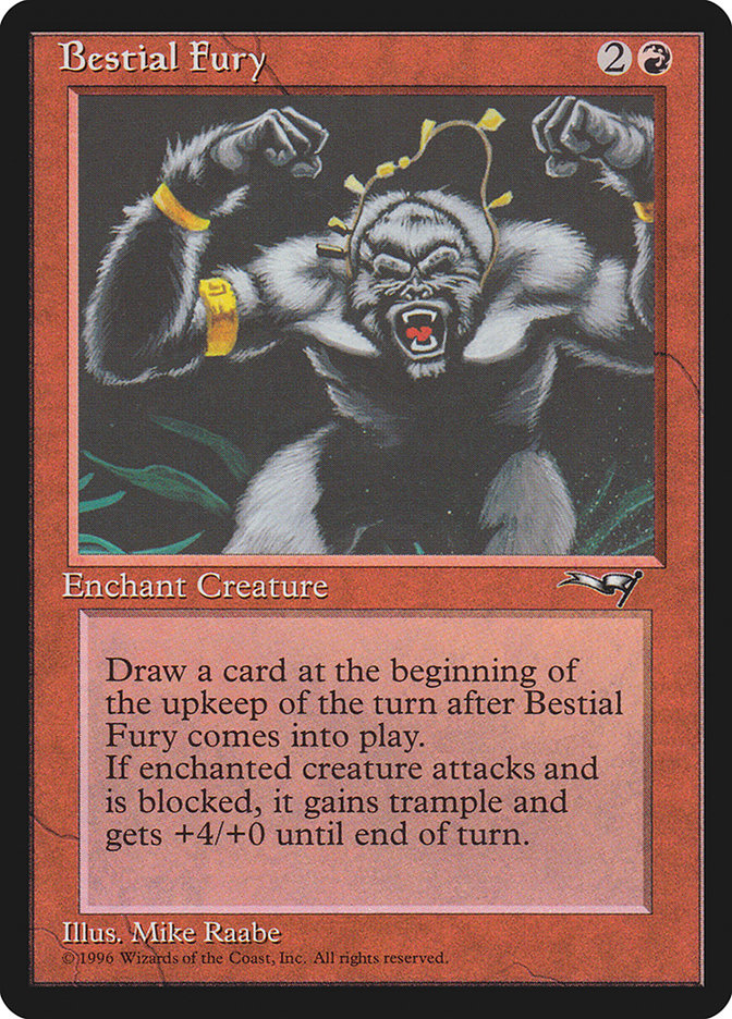 Bestial Fury (Fists Raised) [Alliances] Magic: The Gathering