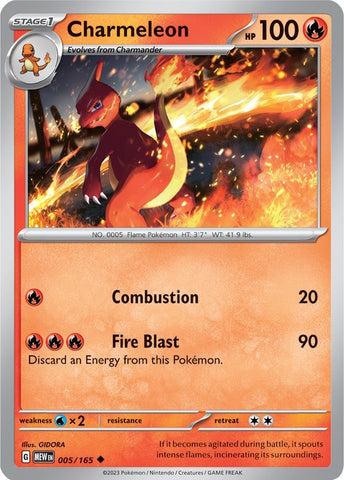 Charmeleon (005/165) [Scarlet & Violet 151] Pokémon