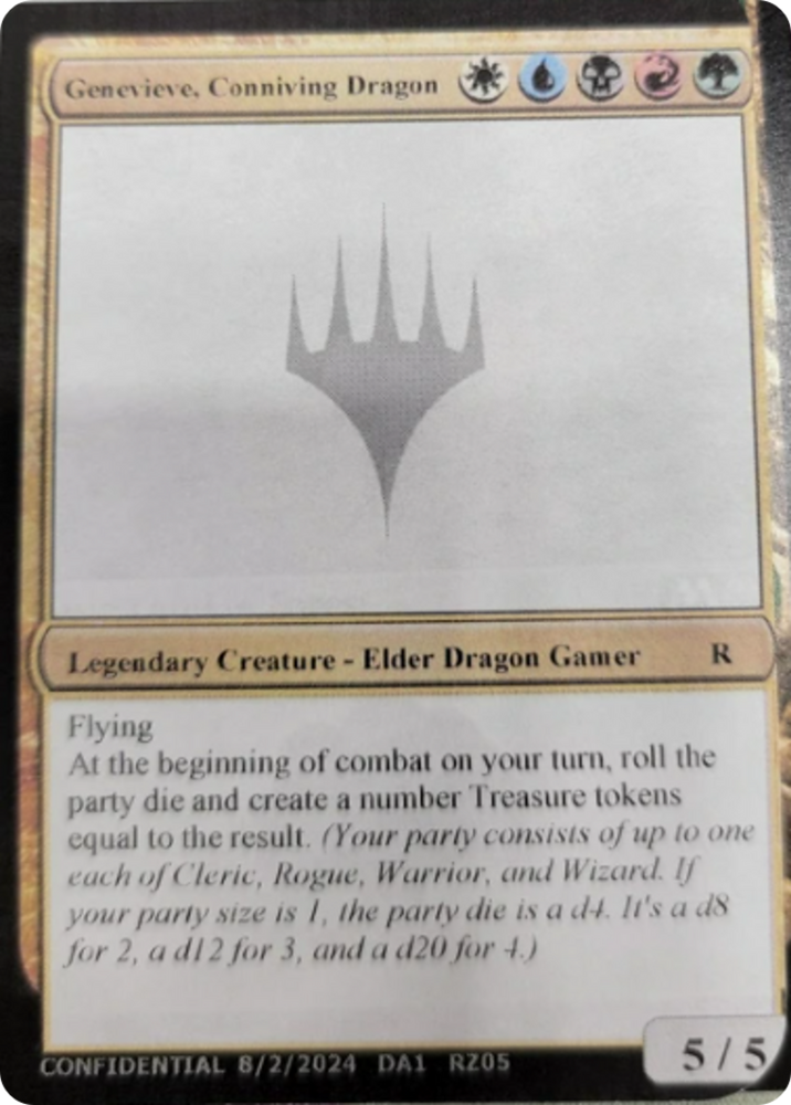 Genevieve, Conniving Dragon [Unknown Event] Magic: The Gathering