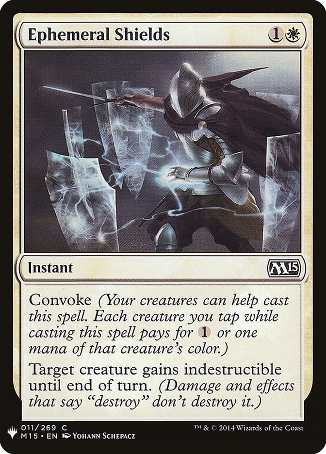 Ephemeral Shields [Mystery Booster] Magic: The Gathering