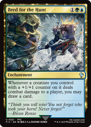Bred for the Hunt [FINAL FANTASY Commander] Magic: The Gathering
