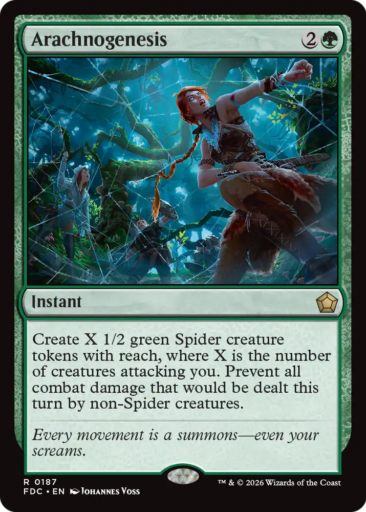 Arachnogenesis [Foundations Commander] Magic: The Gathering
