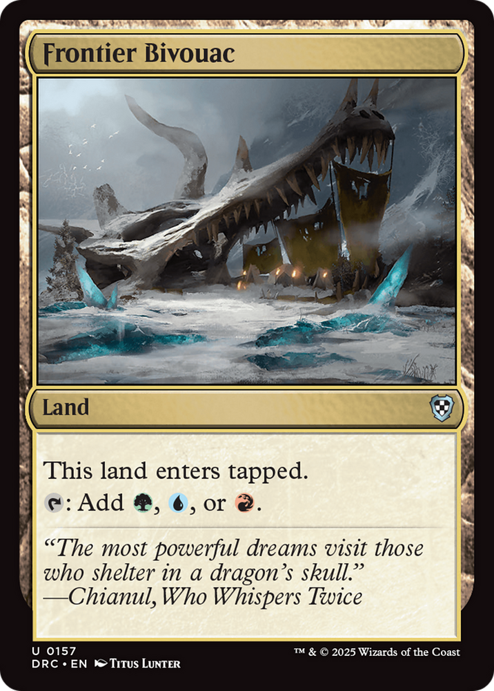 Frontier Bivouac [Aetherdrift Commander] Magic: The Gathering