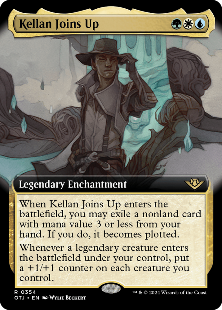 Kellan Joins Up (Extended Art) [Outlaws of Thunder Junction] Magic: The Gathering
