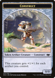 Soldier (004) // Construct (017) Double-Sided Token [Modern Horizons Tokens] Magic: The Gathering