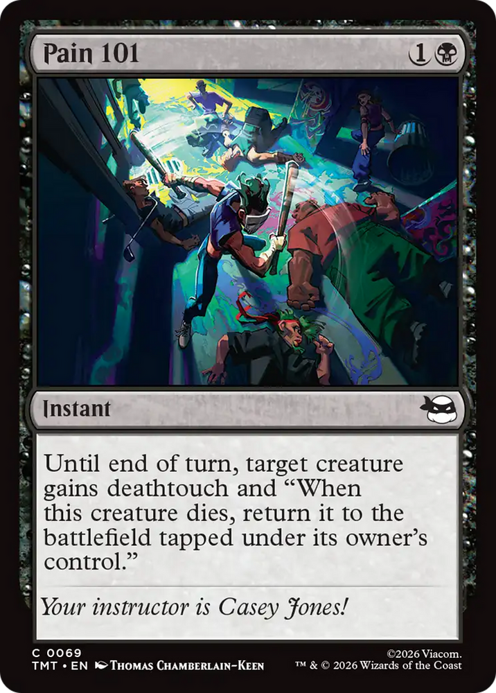 Pain 101 [Teenage Mutant Ninja Turtles] Magic: The Gathering