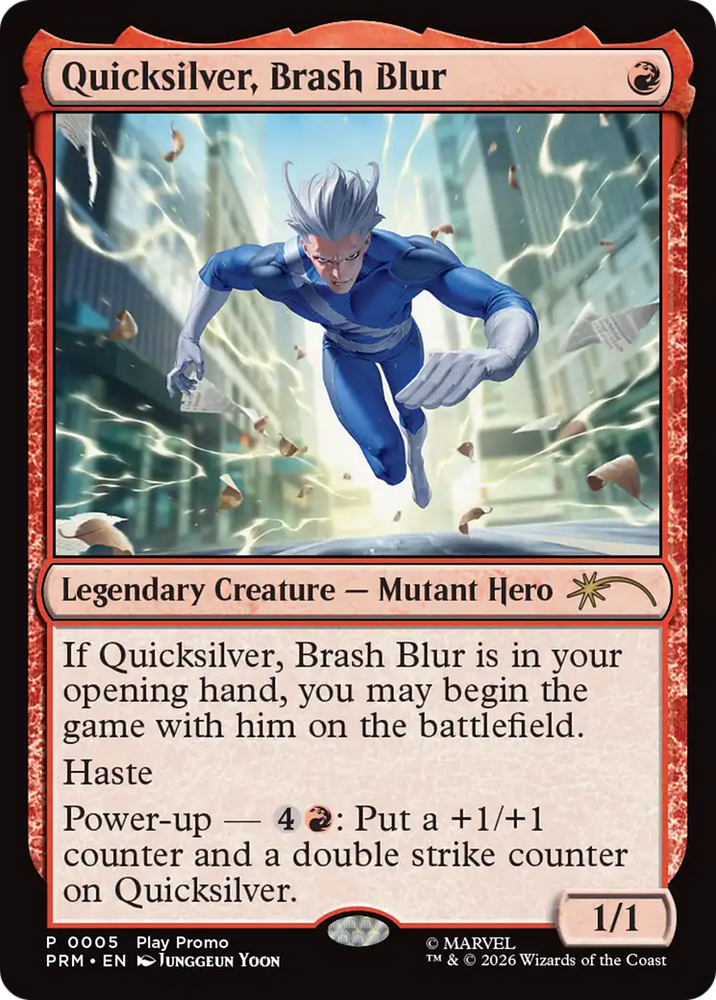 Quicksilver, Brash Blur [Standard Showdown Promos] Magic: The Gathering
