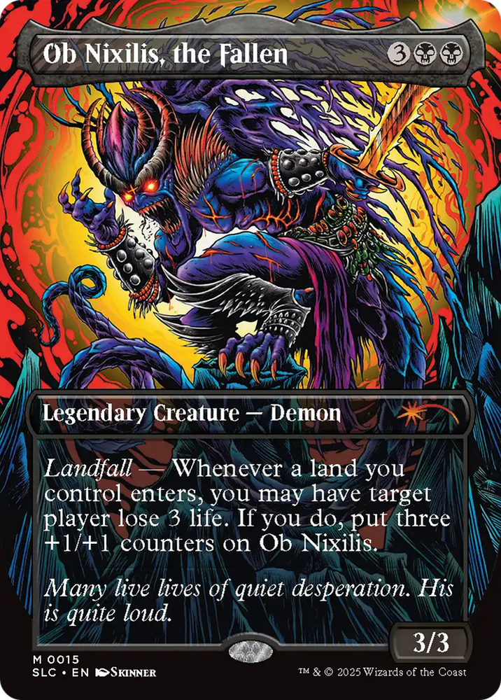 Ob Nixilis, the Fallen [Secret Lair Countdown Kit] Magic: The Gathering