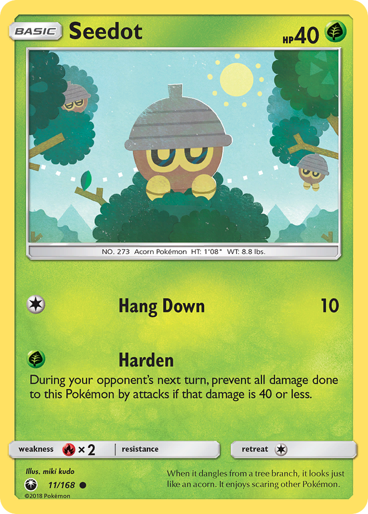 Seedot (11/168) [Sun & Moon: Celestial Storm] Pokémon