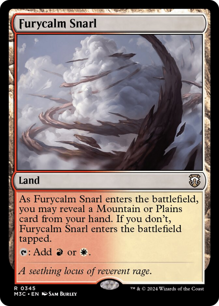 Furycalm Snarl (Ripple Foil) [Modern Horizons 3 Commander] Magic: The Gathering