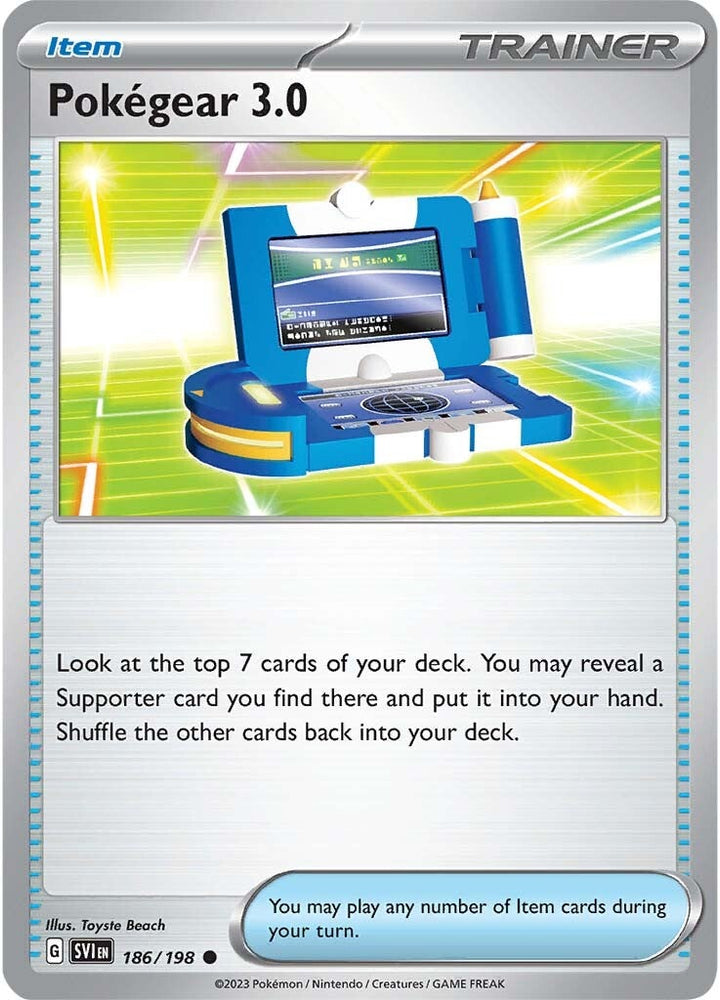 Pokegear 3.0 (186/198) [Scarlet & Violet: Base Set] Pokémon