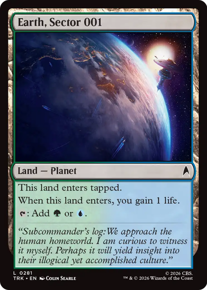 Earth, Sector 001 [Star Trek] Magic: The Gathering