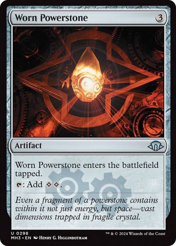 Worn Powerstone [Modern Horizons 3] Magic: The Gathering
