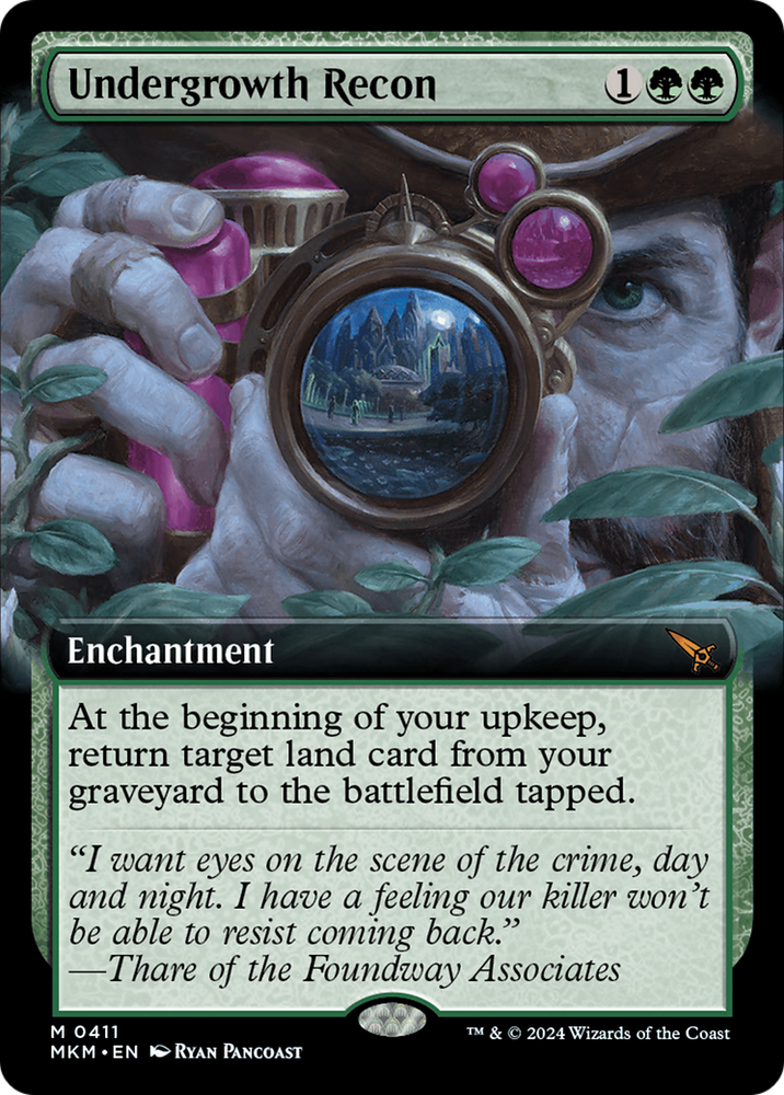 Undergrowth Recon (Extended Art) [Murders at Karlov Manor] Magic: The Gathering