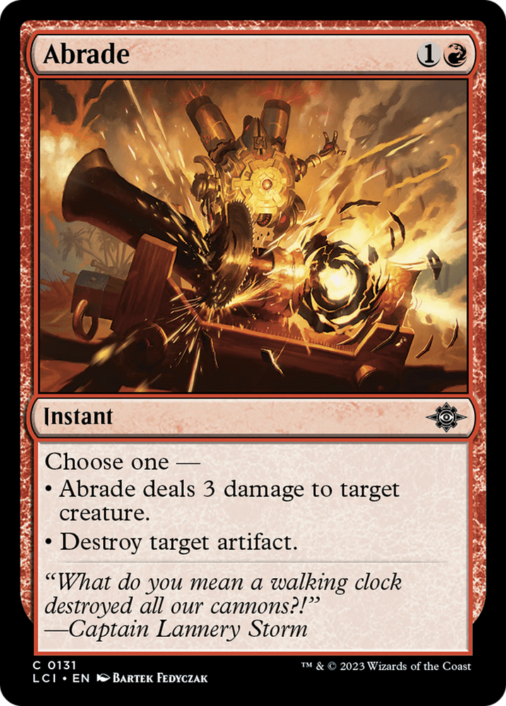 Abrade [The Lost Caverns of Ixalan] Magic: The Gathering